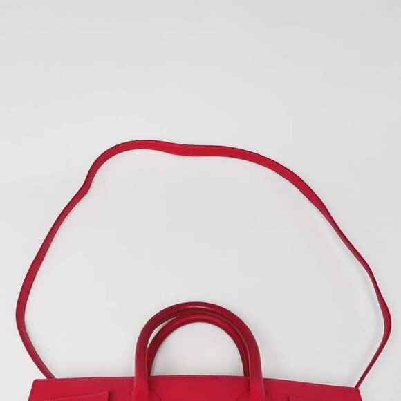 Yves Saint Laurent Pink Leather Small Sac de Jour Tote Bag - Picture 7 of 12